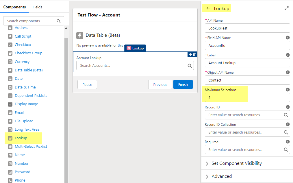 Lookup to Accounts from Contact