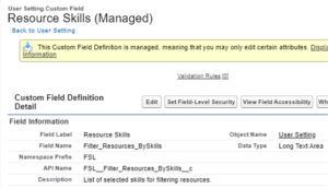 Skills Field