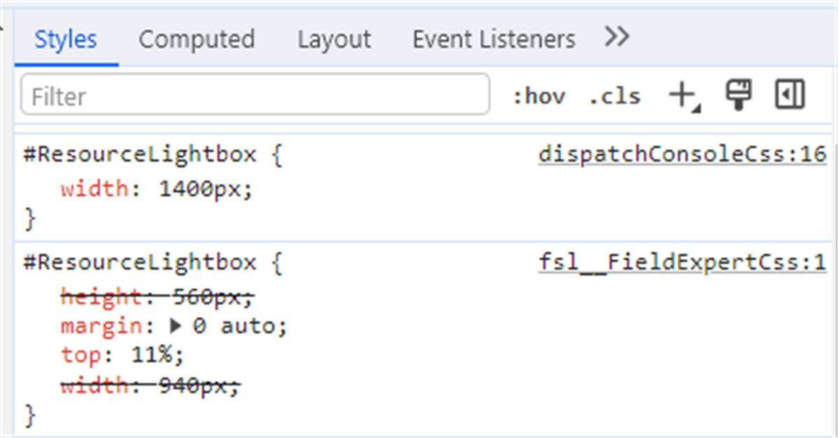 Salesforce Field Service – Dispatch Console – Use CSS to Customize ...